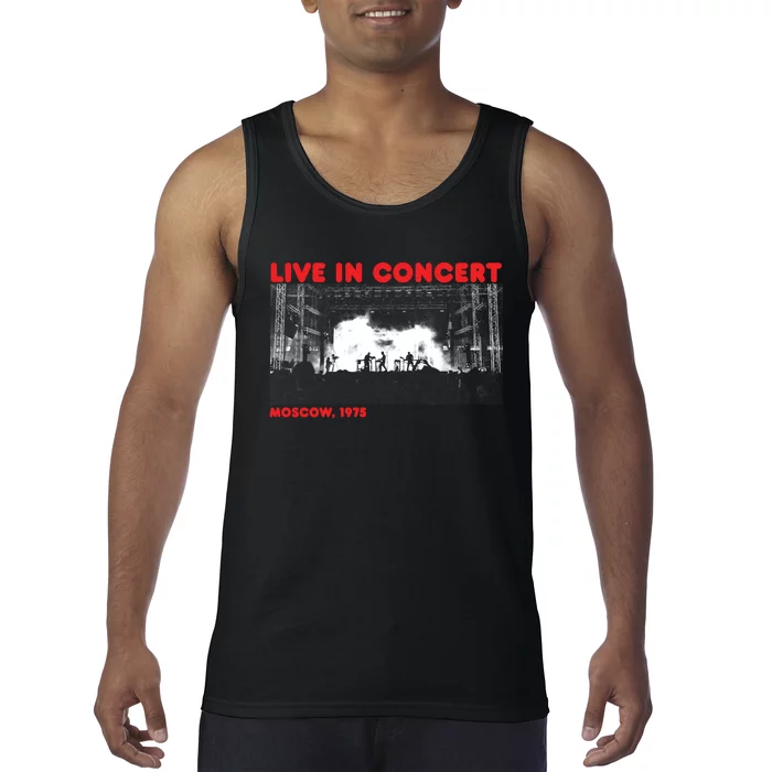 Music Concert Moscow 1975 Tank Top