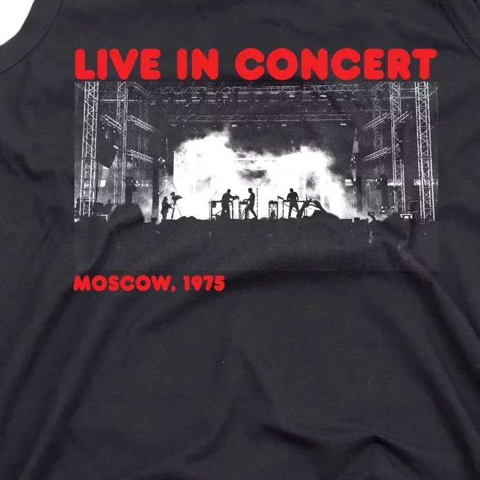 Music Concert Moscow 1975 Tank Top