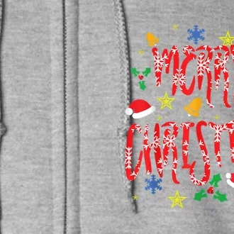 Merry Christmas Full Zip Hoodie