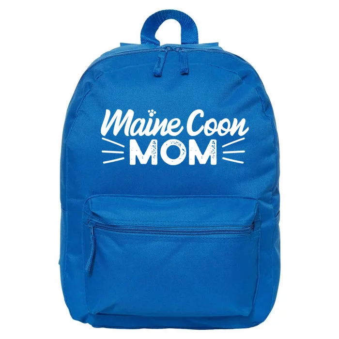 Maine Coon Mom Mama Cat Lover Gift 16 in Basic Backpack