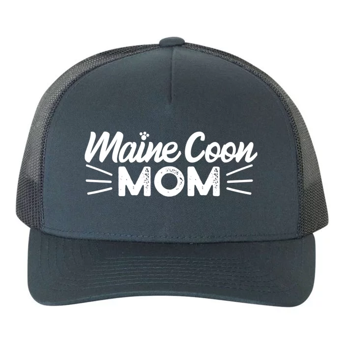 Maine Coon Mom Mama Cat Lover Gift Yupoong Adult 5-Panel Trucker Hat