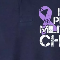 Military Child Month Purple Up Brat Softstyle Adult Sport Polo