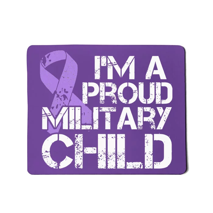 Military Child Month Purple Up Brat Mousepad