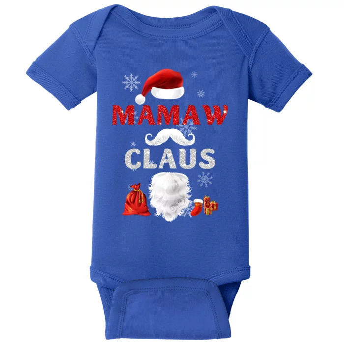 Mamaw Claus Matching Family Christmas Santa Gift Baby Bodysuit