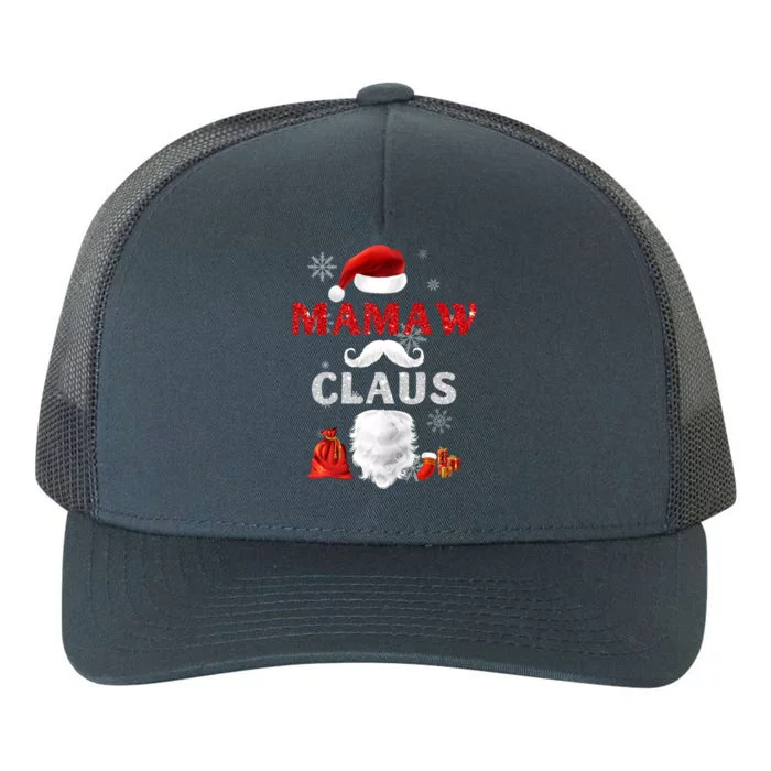 Mamaw Claus Matching Family Christmas Santa Gift Yupoong Adult 5-Panel Trucker Hat