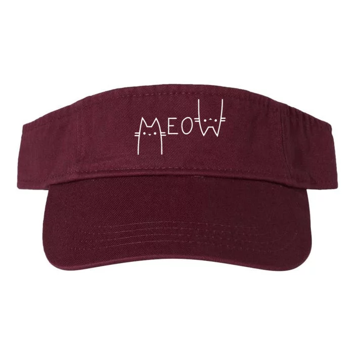 Meow Cat Meow Kitty Valucap Bio-Washed Visor