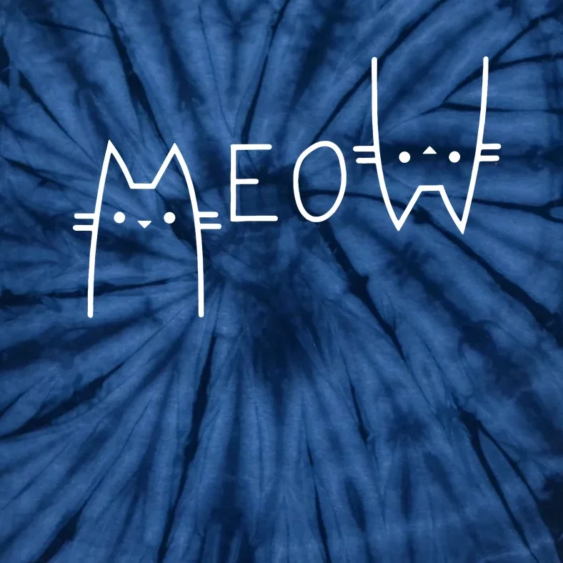 Meow Cat Meow Kitty Tie-Dye T-Shirt