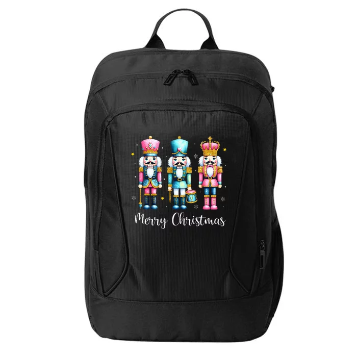 Merry Christmas Nutcracker Ballet Festive Xmas City Backpack