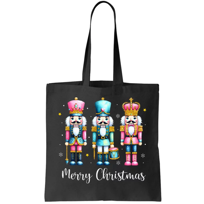 Merry Christmas Nutcracker Ballet Festive Xmas Tote Bag