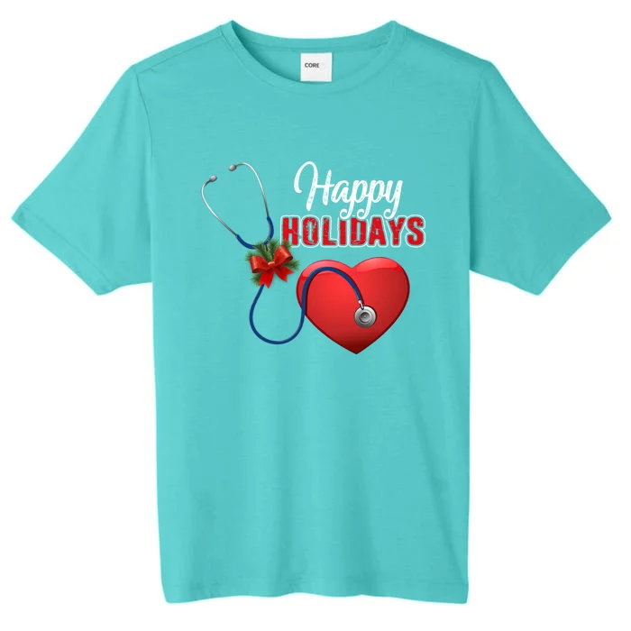 Merry Christmas Nurse Doctor Happy Holiday Xmas Celebration Gift ChromaSoft Performance T-Shirt