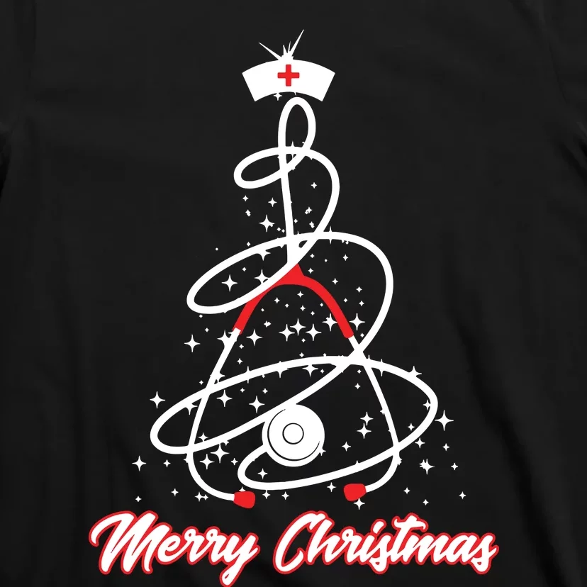 Merry Christmas Nurse Yuletide Practitioners Cute Gift T-Shirt