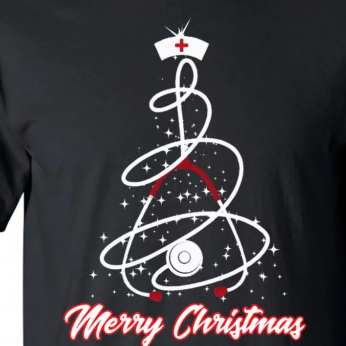 Merry Christmas Nurse Yuletide Practitioners Cute Gift Tall T-Shirt