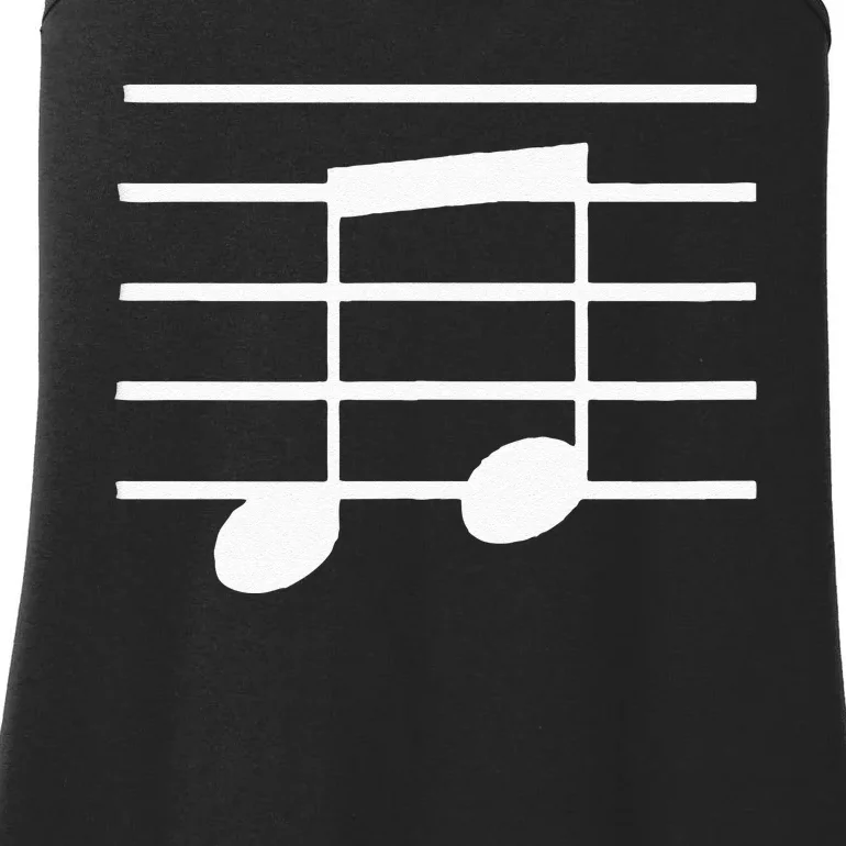 Musical Clef Note Ladies Essential Tank