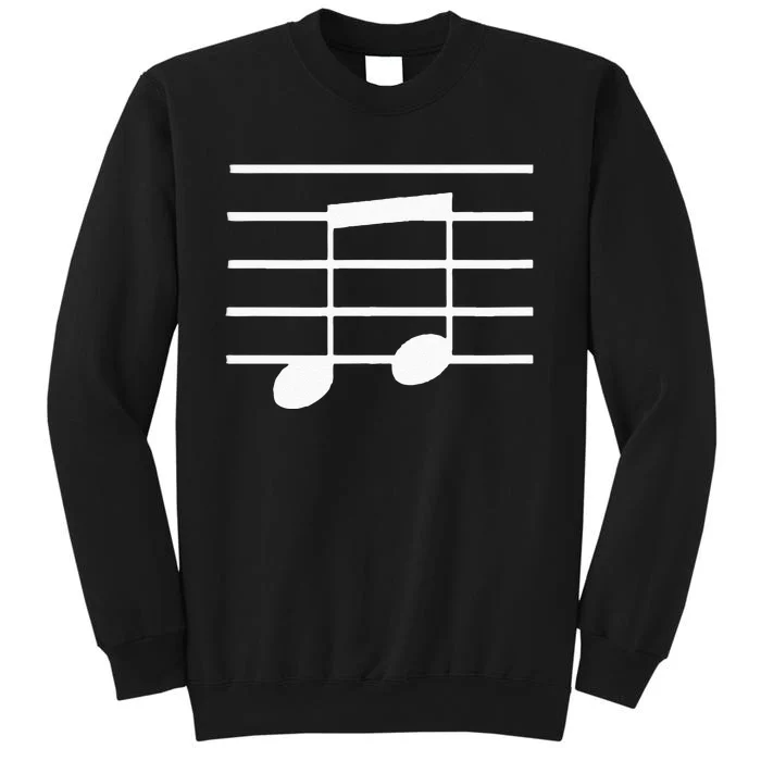 Musical Clef Note Tall Sweatshirt