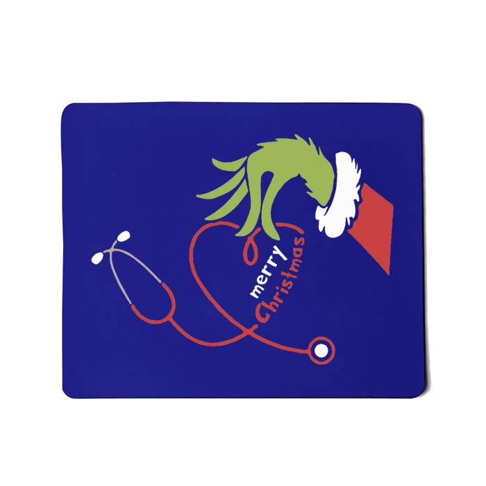 Merry Christmas Nurse Funny  Nursing Christmas Mousepad