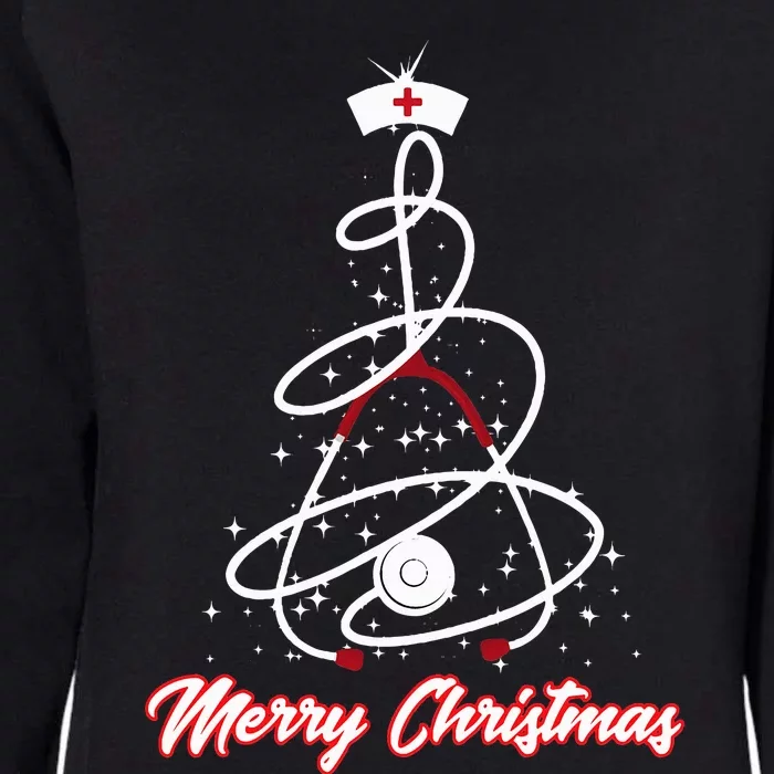 Merry Christmas Nurse Yuletide Practitioners Womens California Wash Sweatshirt