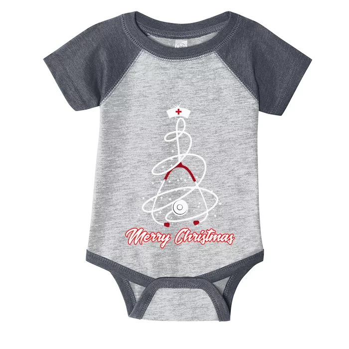 Merry Christmas Nurse Yuletide Practitioners Infant Baby Jersey Bodysuit