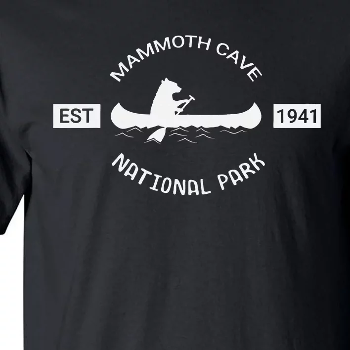 Mammoth Cave National Park Kentucky Bear Canoe Tall T-Shirt