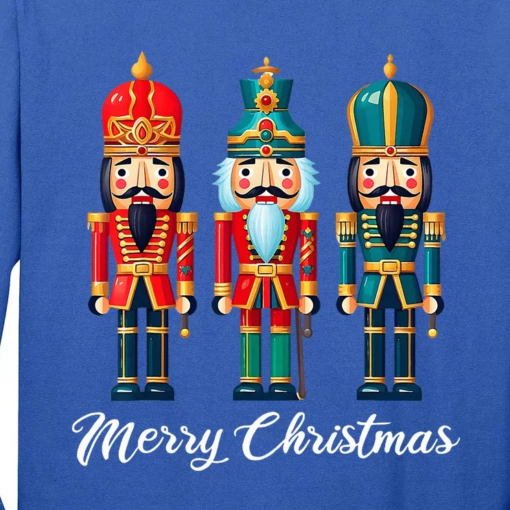 Merry Christmas Nutcracker Ballet Festive Xmas Tall Long Sleeve T-Shirt