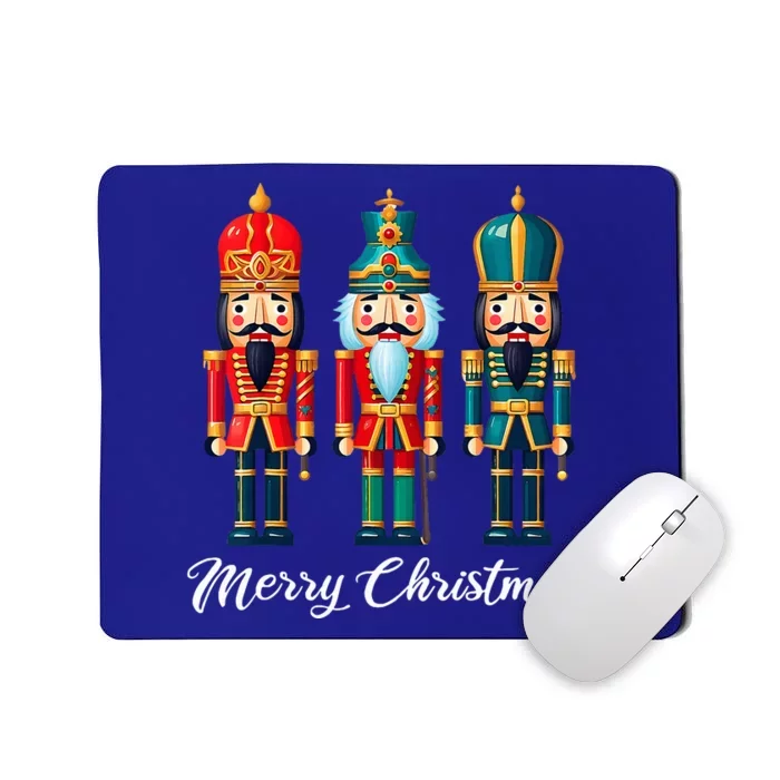 Merry Christmas Nutcracker Ballet Festive Xmas Mousepad