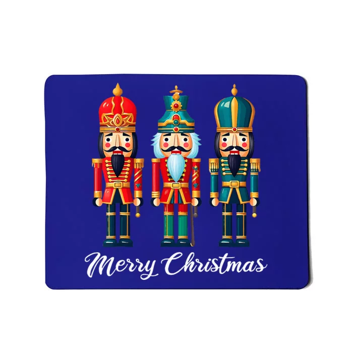 Merry Christmas Nutcracker Ballet Festive Xmas Mousepad