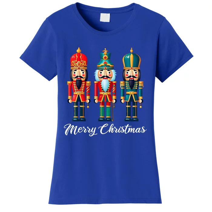 Merry Christmas Nutcracker Ballet Festive Xmas Women's T-Shirt