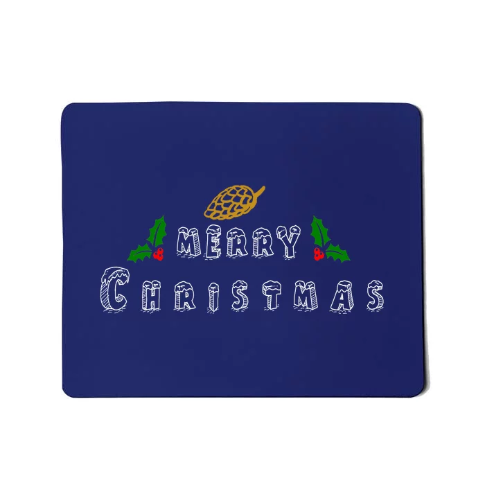 Merry Christmas | Nut Pine Mousepad