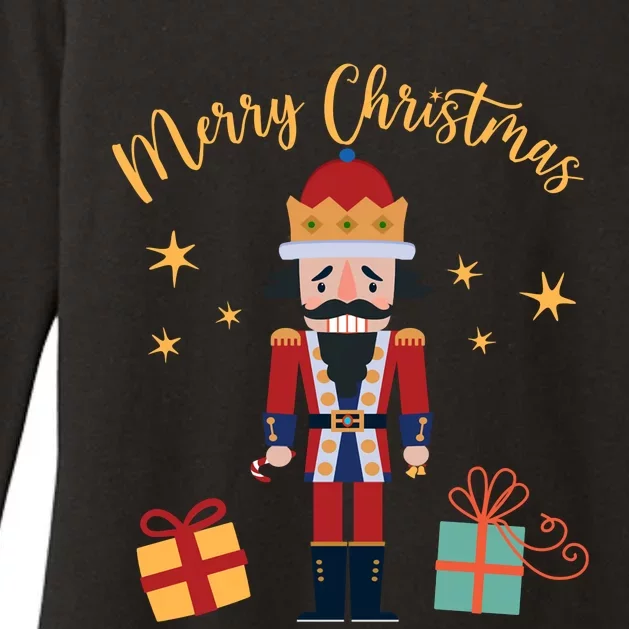 Merry Christmas Nutcracker Womens CVC Long Sleeve Shirt