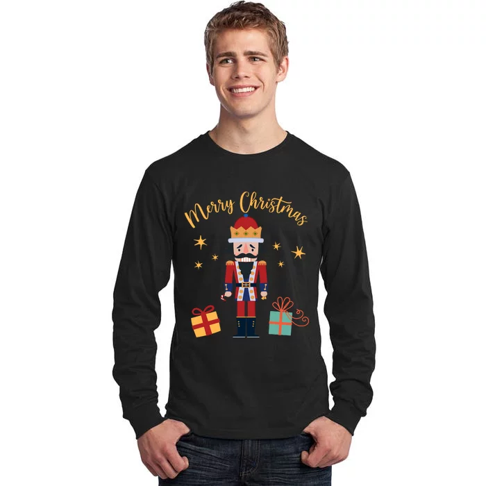 Merry Christmas Nutcracker Tall Long Sleeve T-Shirt