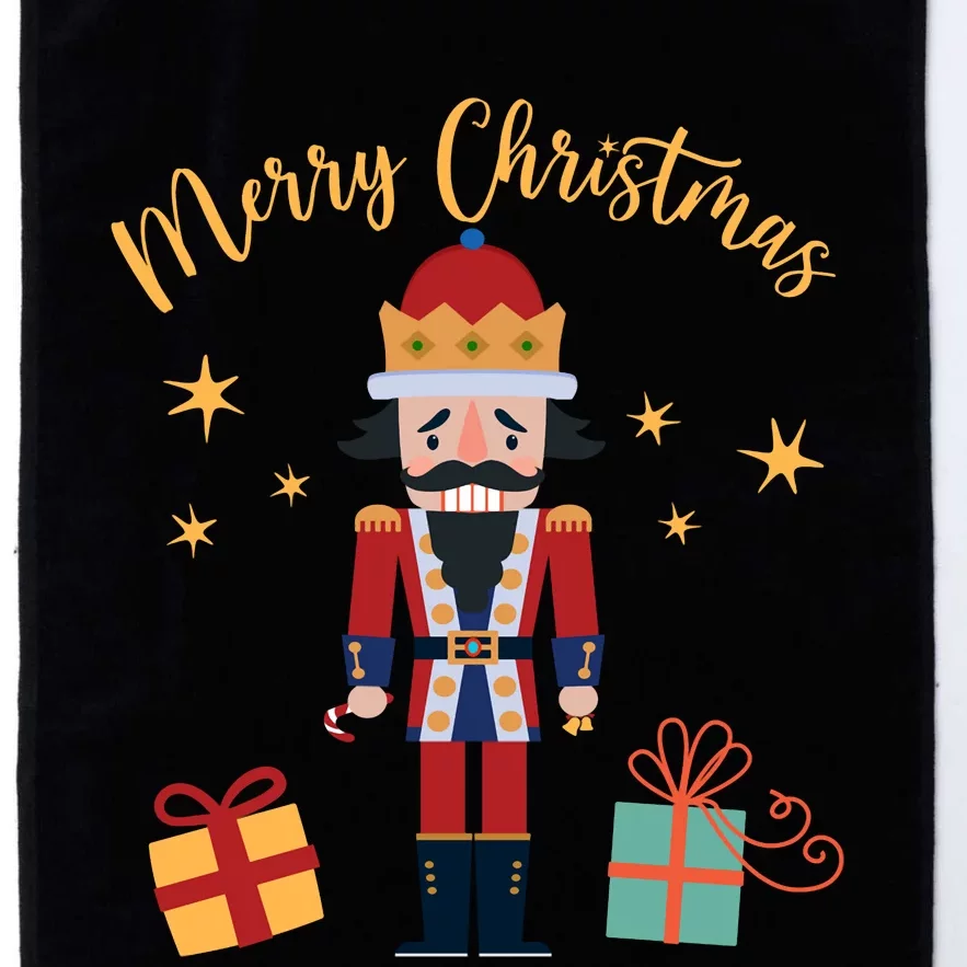 Merry Christmas Nutcracker Platinum Collection Golf Towel