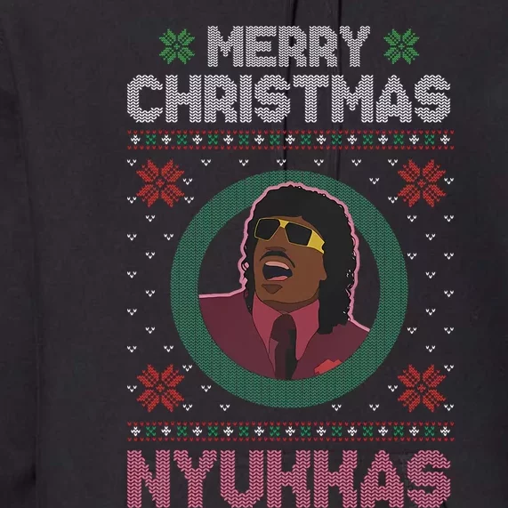 Merry Christmas Nyukkas Funny Christmas Apparel Premium Hoodie