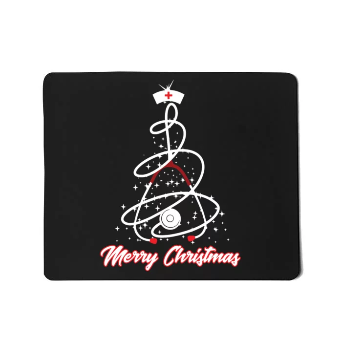 Merry Christmas Nurse Yuletide Practitioners Cute Gift Mousepad