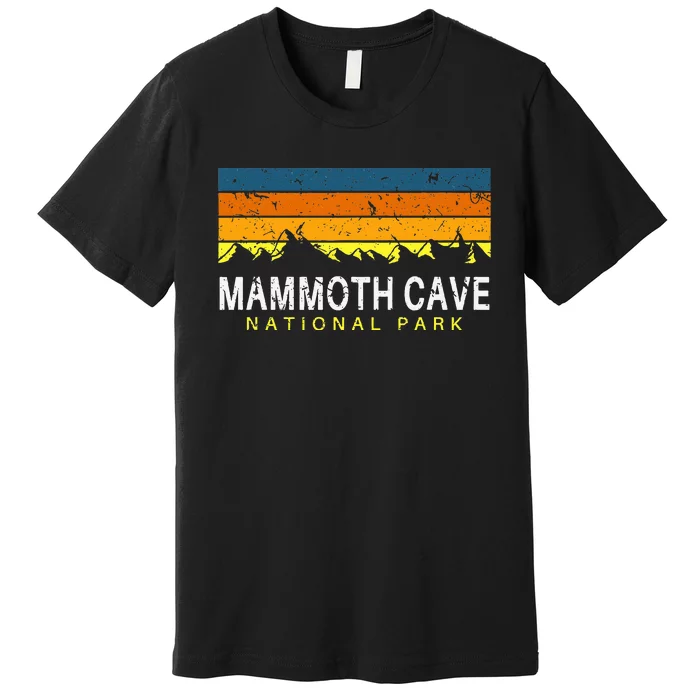 Mammoth Cave National Park Vintage Souvenir Kentucky Premium T-Shirt