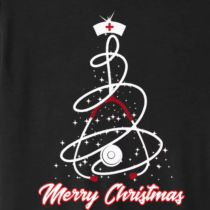 Merry Christmas Nurse Yuletide Practitioners Cute Gift ChromaSoft Performance T-Shirt