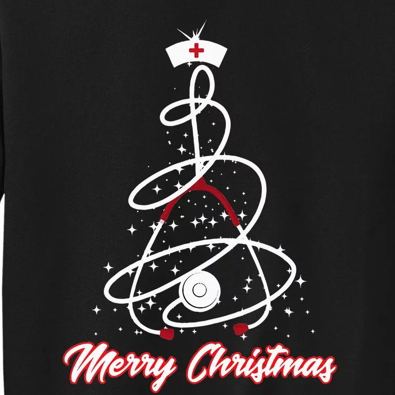 Merry Christmas Nurse Yuletide Practitioners Cute Gift Tall Sweatshirt