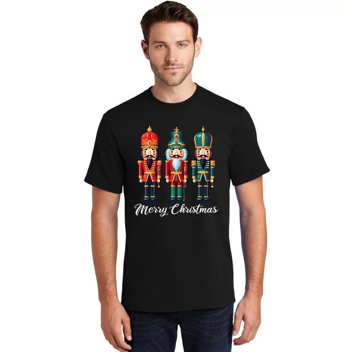 Merry Christmas Nutcracker Ballet Festive Xmas Tall T-Shirt