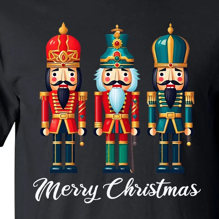 Merry Christmas Nutcracker Ballet Festive Xmas Tall T-Shirt