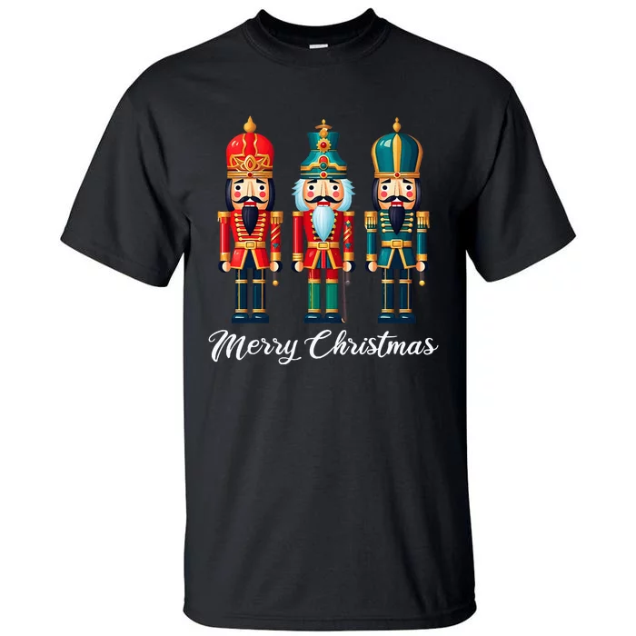 Merry Christmas Nutcracker Ballet Festive Xmas Tall T-Shirt