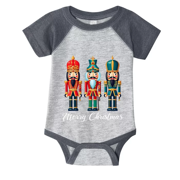 Merry Christmas Nutcracker Ballet Festive Xmas Infant Baby Jersey Bodysuit