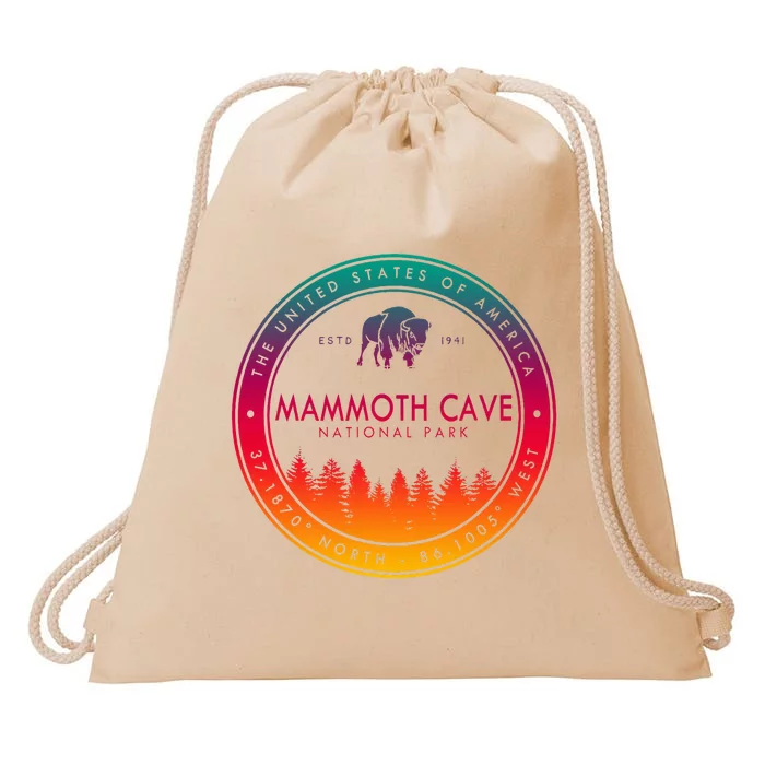 Mammoth Cave National Park Kentucky Drawstring Bag