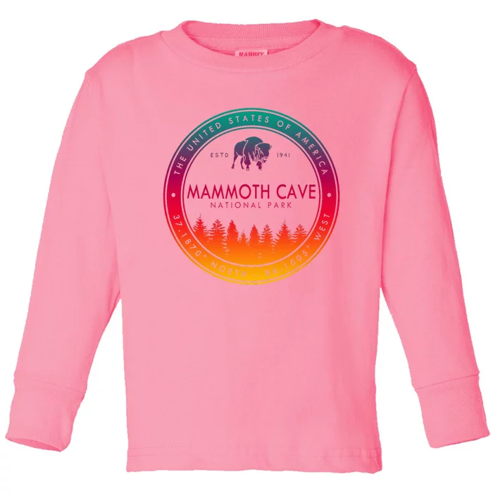 Mammoth Cave National Park Kentucky Toddler Long Sleeve Shirt