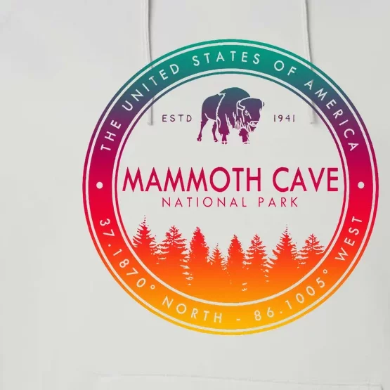 Mammoth Cave National Park Kentucky Performance Fleece Hoodie