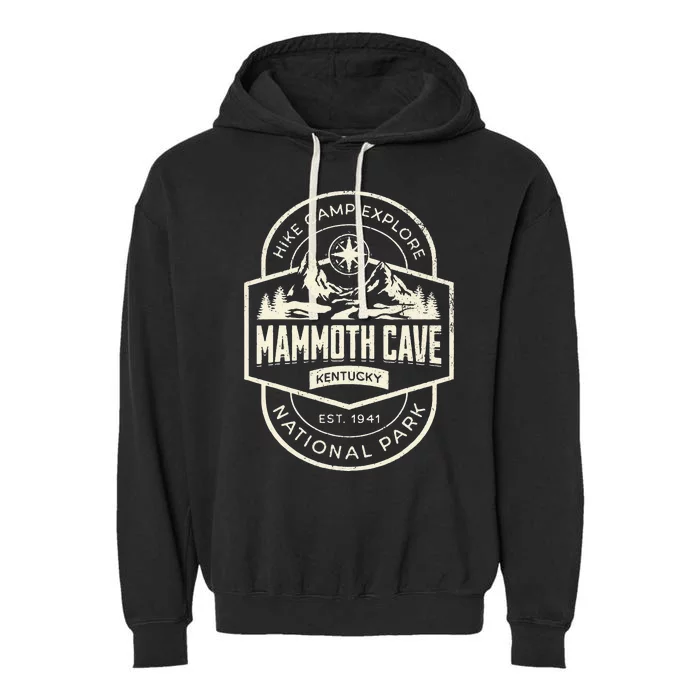 Mammoth Cave National Park Garment-Dyed Fleece Hoodie