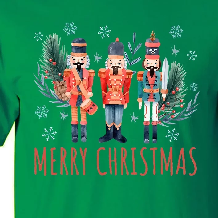 Merry Christmas Nutcracker Ballet Festive Xmas Tall T-Shirt