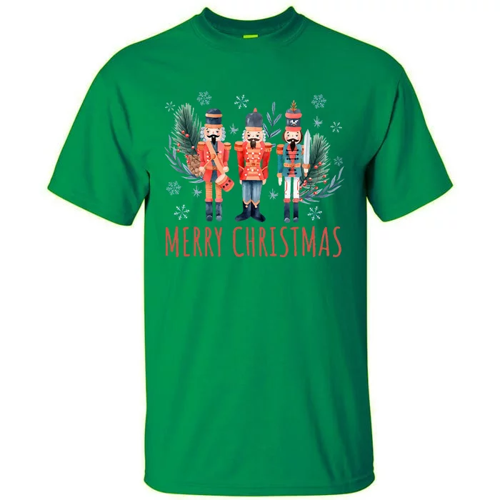 Merry Christmas Nutcracker Ballet Festive Xmas Tall T-Shirt