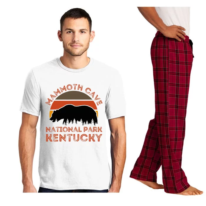 Mammoth Cave National Park Kentucky Bear Hiking Nature Retro Pajama Set