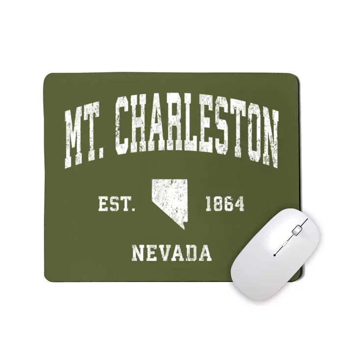 Mt. Charleston Nevada Nv Vintage Athletic Mousepad