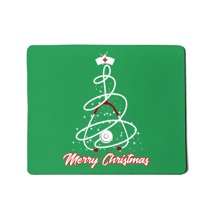 Merry Christmas Nurse Yuletide Practitioners Cute Gift Mousepad