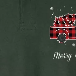 Merry Christmas Old Fashion Pick Up Truck Tree Softstyle Adult Sport Polo