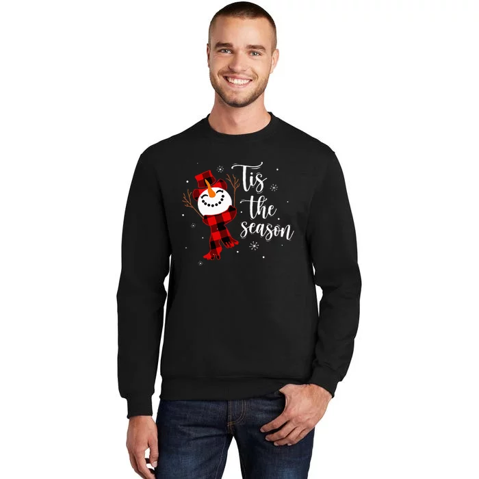 Merry Christmas Outfit Tis the Season Christmas Tall Sweatshirt